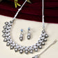 Jewels Nest Oxidised Silver-Plated Bridal Choker Jewellery Set - Swadesiicart