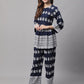 Jainish Women's Embroidered and Sequin work Co-ords - Navy Blue - Swadesiicart