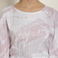 Indian Needle Women's Light-Purple Tie Dye Printed Rayon Kaftan Tunic With Trousers - Light-Purple - Swadesiicart