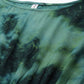 Jainish Women's Olive Green Tie Dye Printed Rayon Kaftan Tunic With Trousers - Swadesiicart