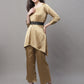 Jainish Women's stylish Co-ords with belt - JGolden - Swadesiicart