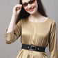Jainish Women's stylish Co-ords with belt - JGolden - Swadesiicart