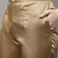 Jainish Women's stylish Co-ords with belt - JGolden - Swadesiicart