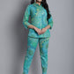 Jainish Women's WoGreen Printed Shirt and Trouser Co-ords Set - Swadesiicart