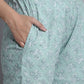 Jainish Women's WoLime Green Printed Shirt and Trouser Co-ords Set - Swadesiicart