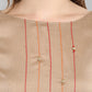 Janasya Women's Light Brown Poly Silk Floral Printed Casual Straight kurta - Swadesiicart