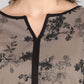 Janasya Women's Grey Cotton Floral Printed Casual Straight kurta | Swadesiicart