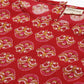 Janasya Women's Red Cotton Floral Print Regular Top | Swadesiicart