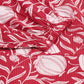 Janasya Women's Red Cotton Floral Printed A-line Western Dress | Swadesiicart