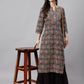 Janasya Women's Black Cotton Paisley Printed Casual Straight Kurta | Swadesiicart