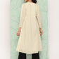 Janasya Women's Off White Dobby Cotton Solid Casual A-Line Kurta - Swadesiicart
