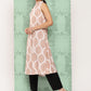Janasya Women's Light Peach Crepe Digital Printed Casual A-Line Kurta | Swadesiicart