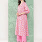 Janasya Women's Lavender Moss Digital Floral Printed Casual Gathered Kurta | Swadesiicart