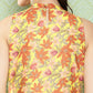 Janasya Women's Yellow Moss Digital Floral Printed Casual Straight Kurta | Swadesiicart