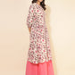 Janasya Beige Cotton Floral Printed Casual Kurta | Swadesiicart
