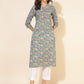 Janasya Multicolor Cotton Printed Casual Kurta | Swadesiicart