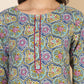 Janasya Multicolor Cotton Printed Casual Kurta | Swadesiicart