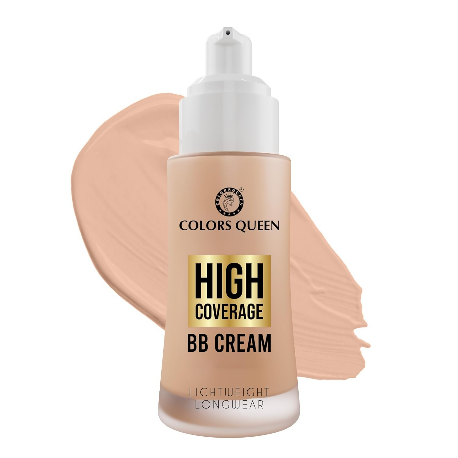 Colors Queen High Coverage BB Cream Foundation - White Ivory | Swadesiicart