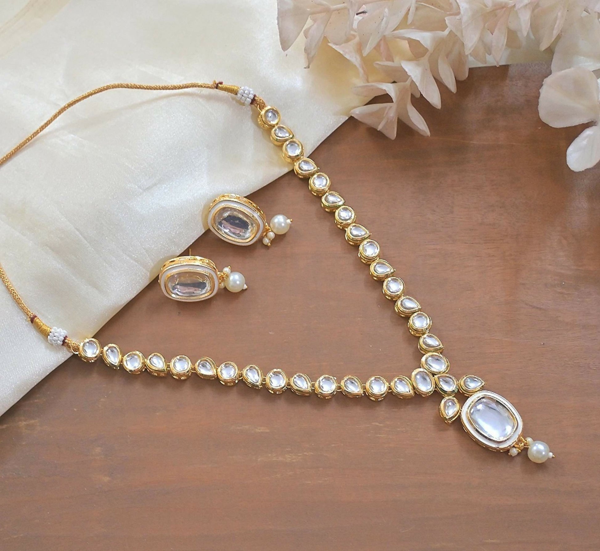 Joban Fashion Copper Kundan Choker | Swadesiicart