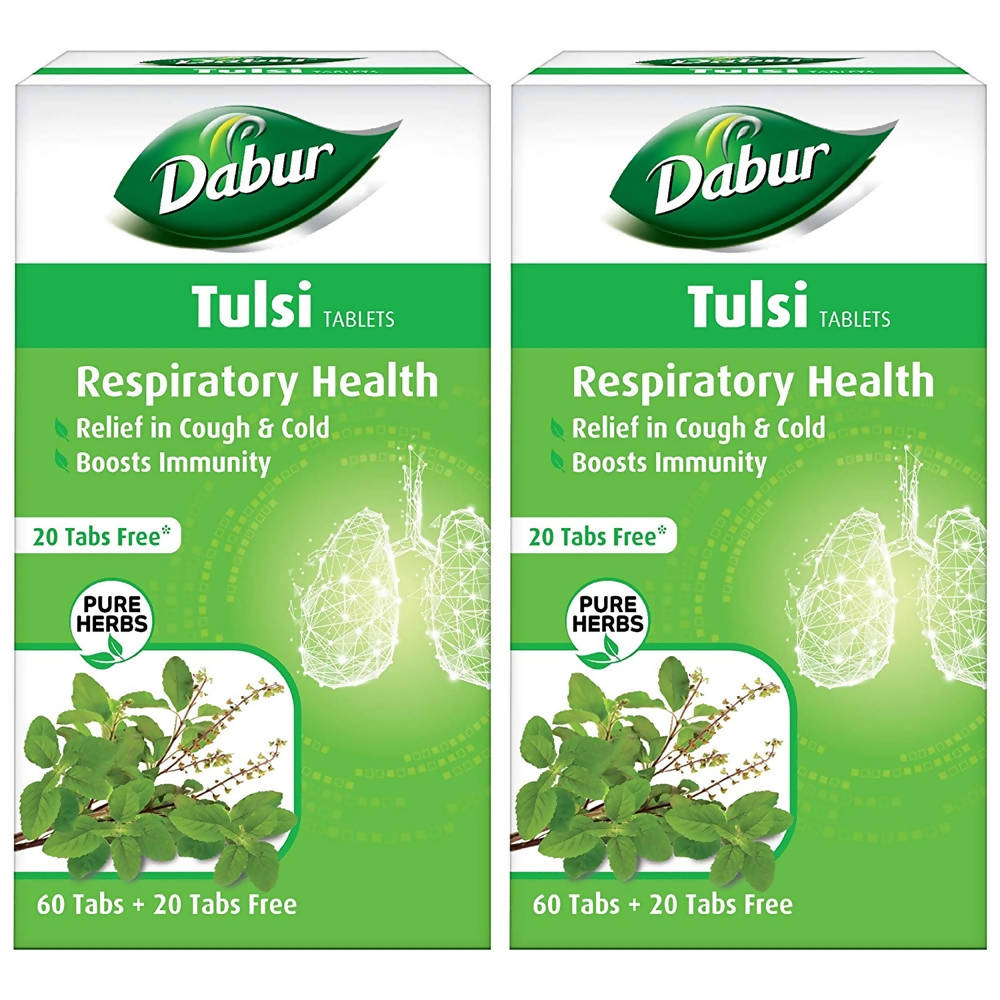 Dabur Tulsi Tablets Respiratory Health | Swadesiicart