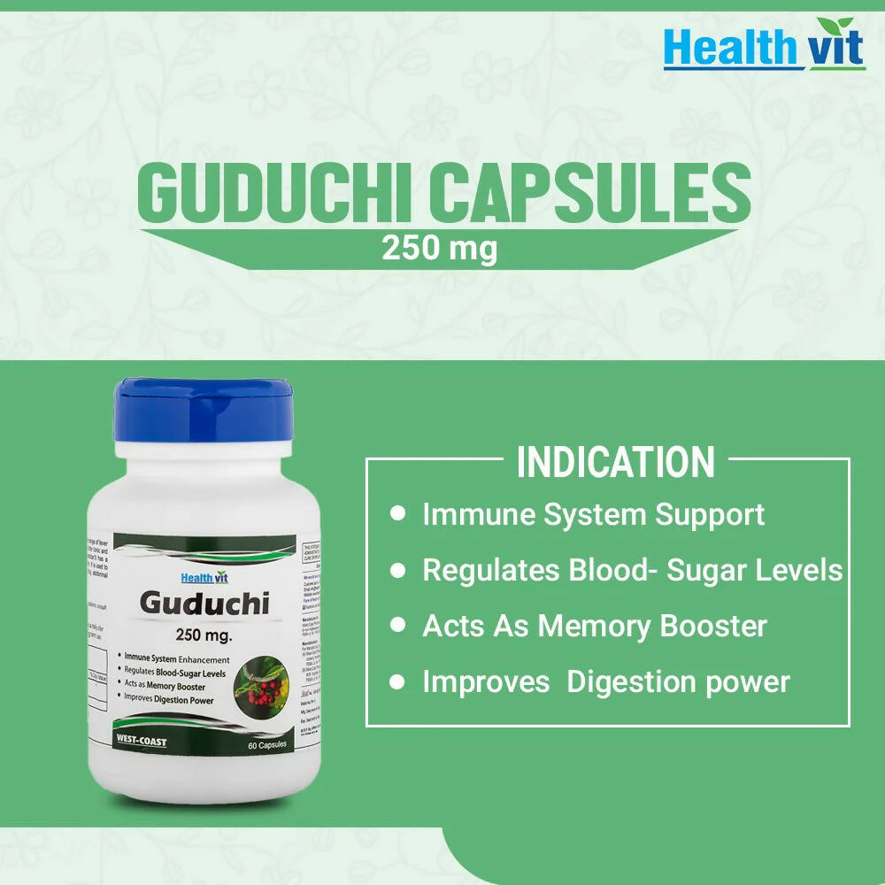 Healthvit Guduchi Capsules - Swadesiicart