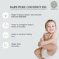 Buddha Natural Baby Coconut Oil Extra Virgin Wood Pressed - Swadesiicart