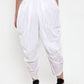 Jompers Women White Solid Dhoti | Swadesiicart