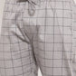 Jainish Men's Grey Checked Cotton Track Pants ( JOG 012Grey ) - Swadesiicart