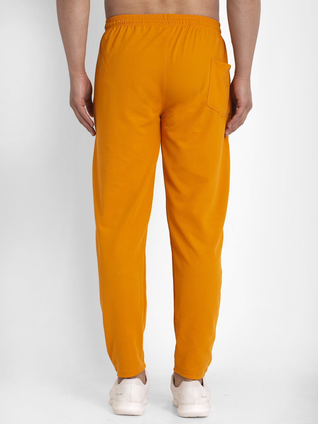 Jainish Men's Mustard Solid Track Pants ( JOG 014Mustard ) - Swadesiicart