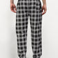Jainish Men's Black Cotton Checked Track Pants ( JOG 016Black ) - Swadesiicart