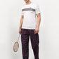Jainish Men's Blue Cotton Checked Track Pants ( JOG 018Blue-Red ) - Swadesiicart