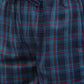 Jainish Men's Blue Cotton Checked Track Pants ( JOG 018Blue ) - Swadesiicart