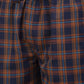 Jainish Men's Orange Cotton Checked Track Pants ( JOG 018Orange-Blue ) - Swadesiicart