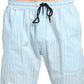 Jainish Men's Blue Cotton Striped Track Pants ( JOG 020Sky ) - Swadesiicart
