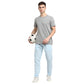 Jainish Men's Blue Cotton Striped Track Pants ( JOG 020Sky ) - Swadesiicart