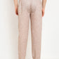 Jainish Men's Brown Linen Cotton Track Pants ( JOG 021Brown ) - Swadesiicart