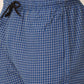 Jainish Men's Checked Cotton Track Pants - Blue - Swadesiicart