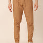 Jainish Men's Checked Cotton Track Pants - Mustard - Swadesiicart