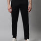 Jainish Men's Black Solid Streachable Lycra Trackpants - Swadesiicart
