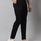 Jainish Men's Black Solid Streachable Lycra Trackpants - Swadesiicart