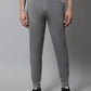 Jainish Men's Grey Solid Streachable Lycra Trackpants - Swadesiicart