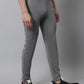 Jainish Men's Grey Solid Streachable Lycra Trackpants - Swadesiicart