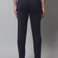 Jainish Men's Navy Blue Solid Streachable Lycra Trackpants - Swadesiicart