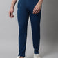 Jainish Men's Blue Solid Streachable Lycra Trackpants - Swadesiicart