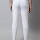 Jainish Men's White Solid Streachable Lycra Trackpants - Swadesiicart