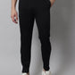 Jainish Men's Black and White Striped Streachable Lycra Trackpants - Swadesiicart