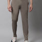 Jainish Men's Brown and White Striped Streachable Lycra Trackpants - Swadesiicart