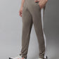 Jainish Men's Brown and White Striped Streachable Lycra Trackpants - Swadesiicart
