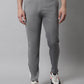 Jainish Men's Grey and White Striped Streachable Lycra Trackpants - Swadesiicart