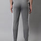 Jainish Men's Grey and White Striped Streachable Lycra Trackpants - Swadesiicart